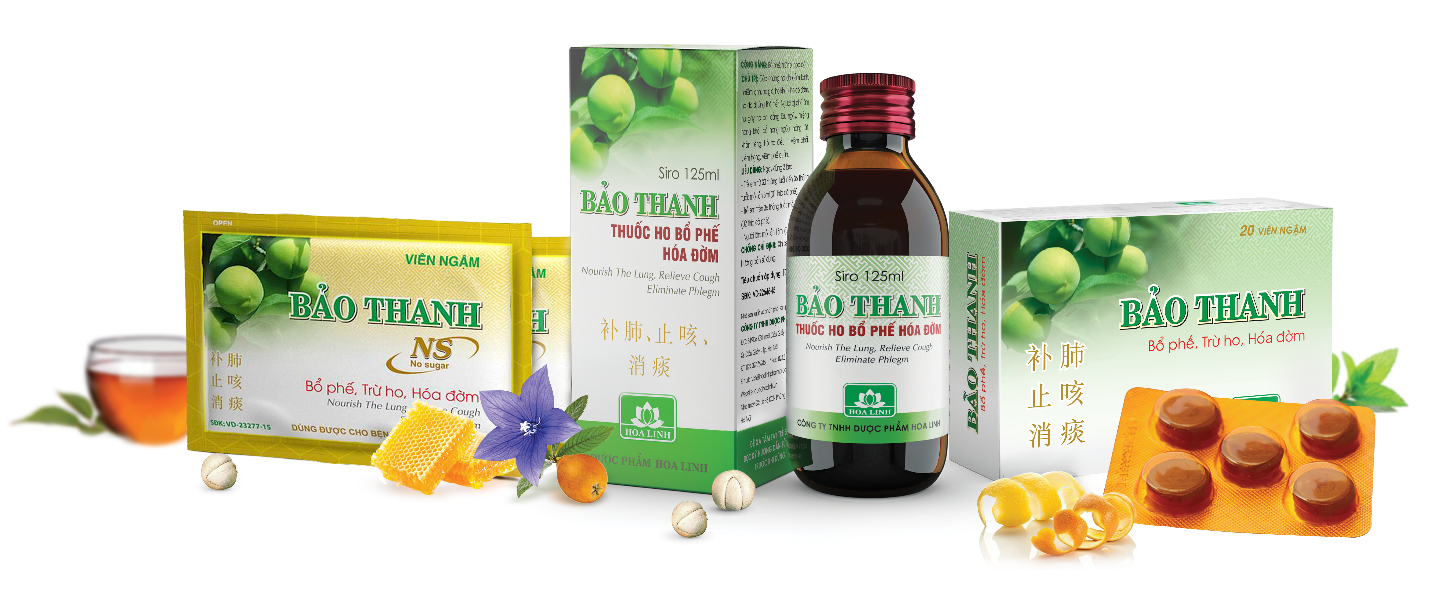 Thuốc ho bổ phế Bảo Thanh có đồng thời cả dạng siro và viên ngậm, vừa hiệu quả tốt, vừa tiện lợi