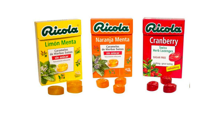 Kẹo ngậm đau họng Ricola 