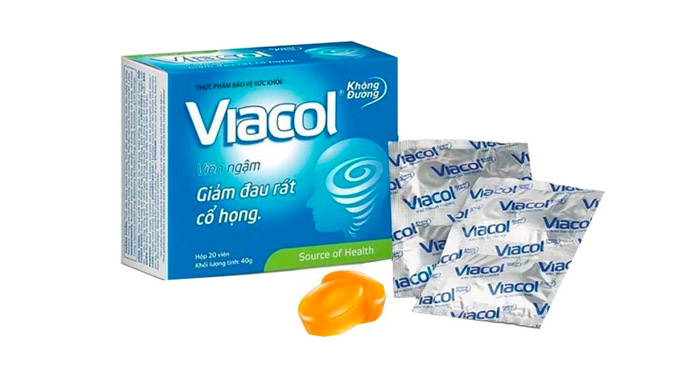Kẹo ngậm đau họng Viacol